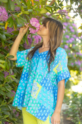 Regatta Rayon Paisley Patch Vacay Top