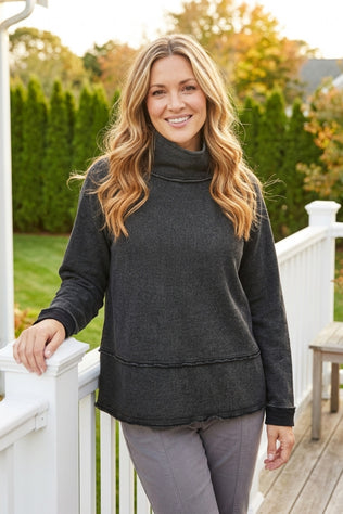 Horizon Mock Neck Top