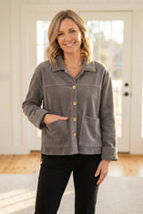Corded Velour Jacket