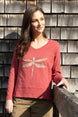 Peruvian Cotton Dragonfly Hi Lo Tee