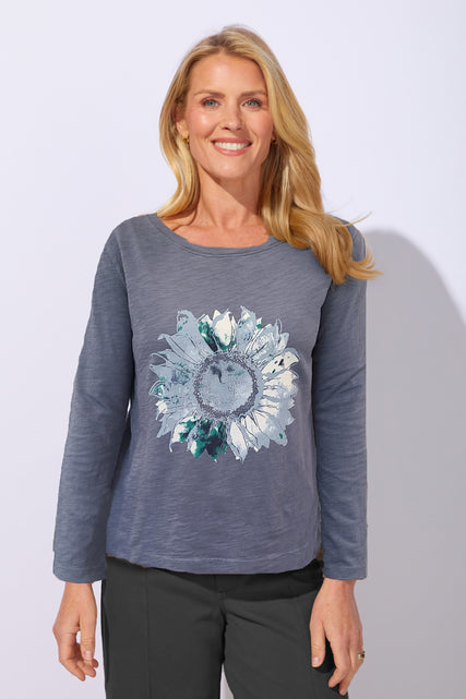 Peruvian Cotton Hand Dyed Sunflower Every Body Tee