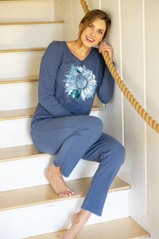 Peruvian Cotton Hand Dyed Sunflower Tee