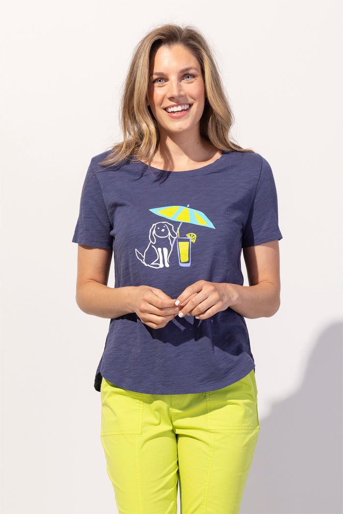 Destination Daiquiri Doggie Print Tee