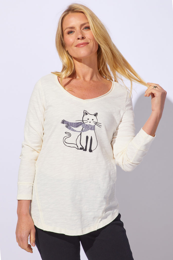 Peruvian Cotton Chilly Cat Tee