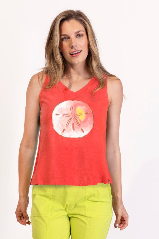 Peruvian Cotton Sand Dollar Tank