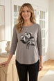 Peruvian Cotton Craft Floral Tee