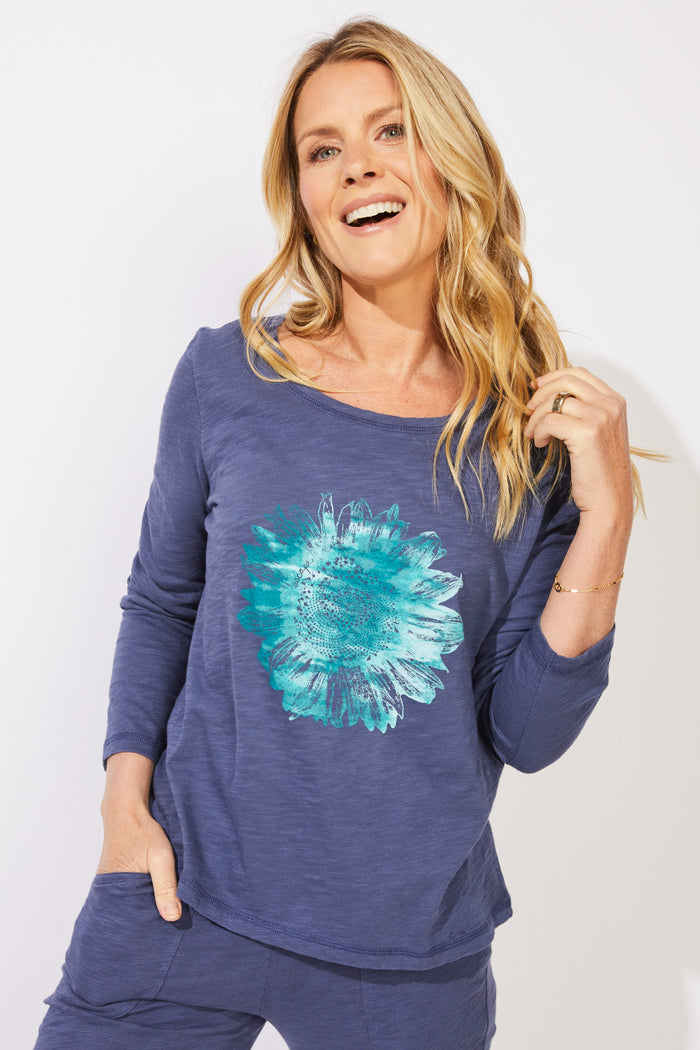 Sunburst Floral Tee