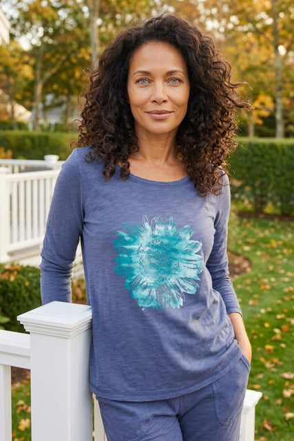Sunburst Floral Tee