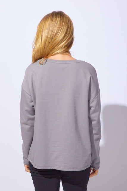 Destination Fleece Shibori Heart Pullover