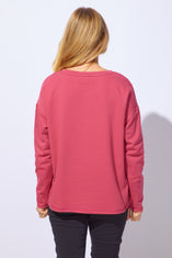 Destination Fleece Shibori Heart Pullover