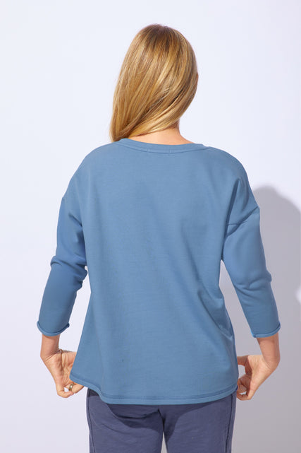Destination Fleece Shibori Heart Pullover