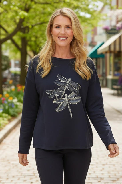 Destination Fleece Dragonfly Pullover