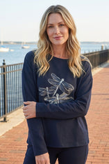 Destination Fleece Dragonfly Pullover