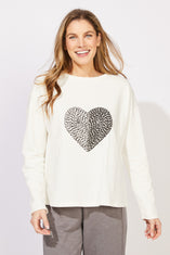 Destination Fleece Heart Pullover