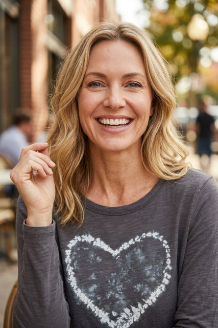 Peruvian Cotton Heart Tee
