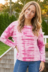 River Dyed Modal Spandex Sunset Pullover