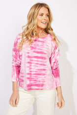River Dyed Modal Spandex Sunset Pullover