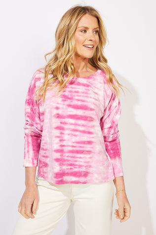 River Dyed Modal Spandex Sunset Pullover