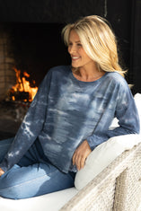 River Dyed Modal Spandex Sunset Pullover