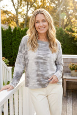 River Dyed Modal Spandex Sunset Pullover