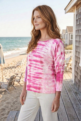 River Dyed Modal Spandex Sunset Pullover