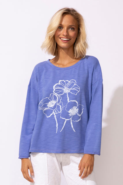 Destination Terry Blooms Pullover