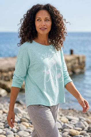 Destination Terry Blooms Pullover
