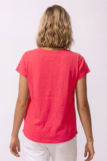 Watercolor Turtle V-Neck Tee