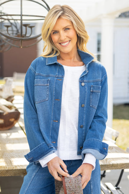 Comfort Knit Denim Momentum Jacket