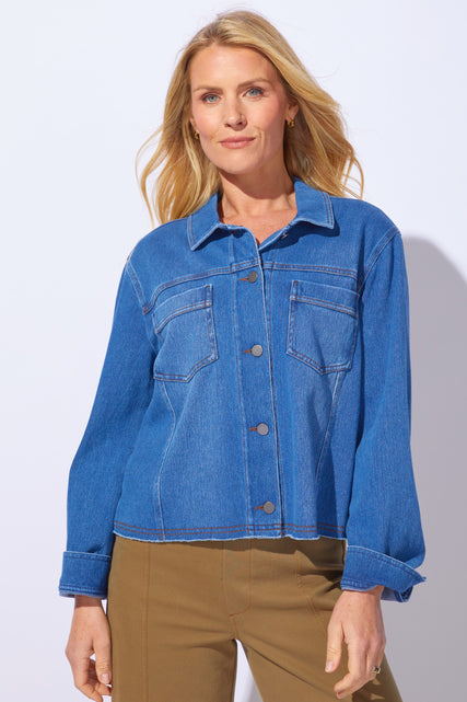 Comfort Knit Denim Momentum Jacket