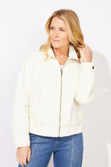 Comfort Knit Denim Boundless Zip Jacket