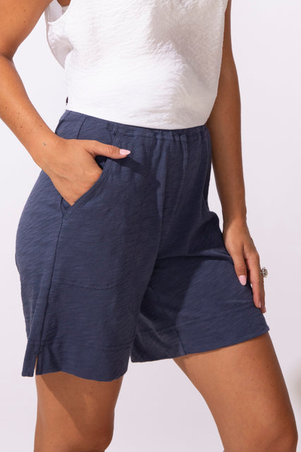 Textured Peruvian Cotton Walking Short