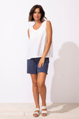 Textured Peruvian Cotton Walking Short