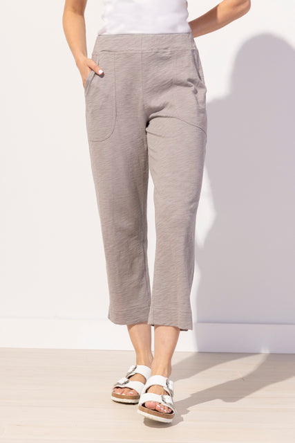 Textured Peruvian Cotton On The Go Capri