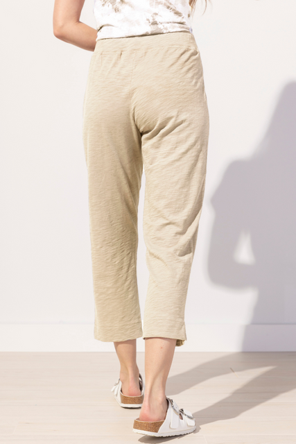 Textured Peruvian Cotton On The Go Capri