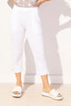 Textured Peruvian Cotton On The Go Capri