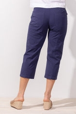 Salt Wash Cotton Seaside Capri