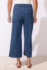 Comfort Knit Denim Crop Jean
