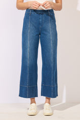 Comfort Knit Denim Chill Crop Jean