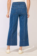 Comfort Knit Denim Chill Crop Jean