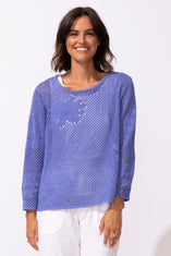 Floral Crochet Easy Pullover