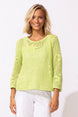 Floral Crochet Easy Pullover