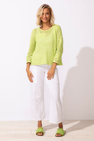 Floral Crochet Easy Pullover