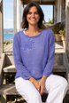 Floral Crochet Easy Pullover