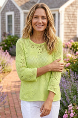 Floral Crochet Easy Pullover