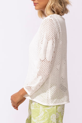 Floral Crochet Easy Pullover