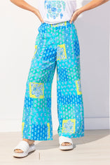 Paisley Patch Regatta Rayon Cruz Vacay Pant