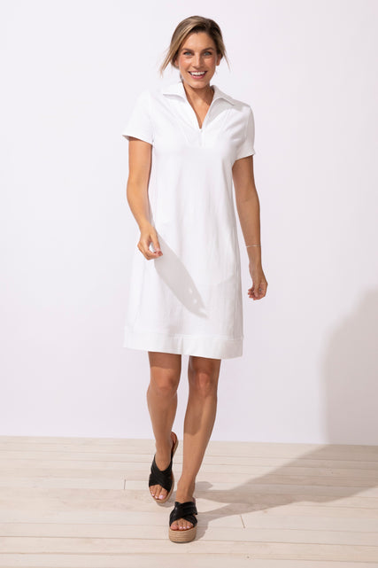 The Quarter-Zip Courtside Dress