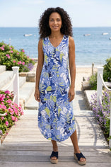 Fiji Floral Bistro Dress
