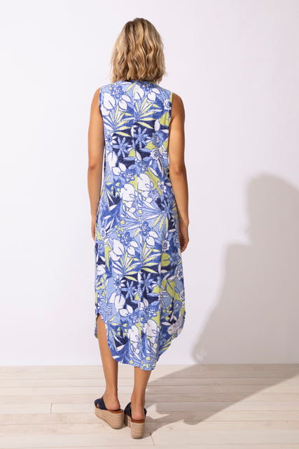 Fiji Floral Bistro Dress